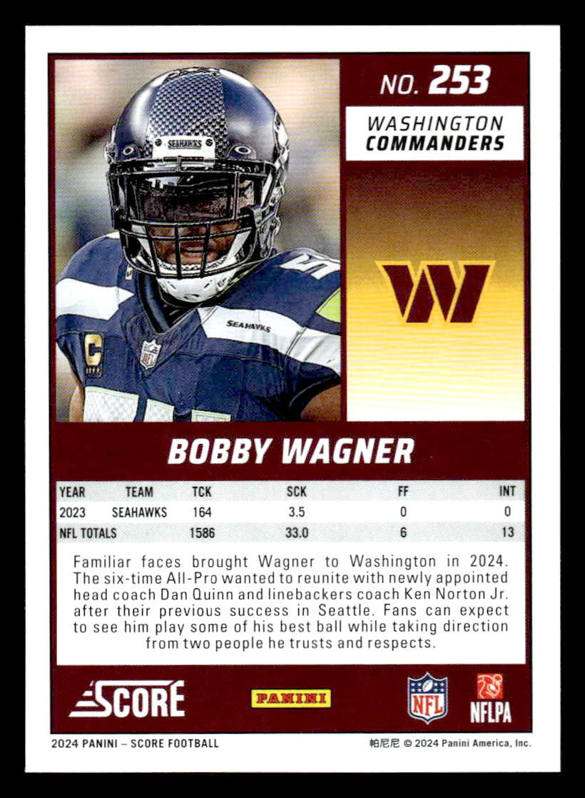 2024 Score #253 Bobby Wagner