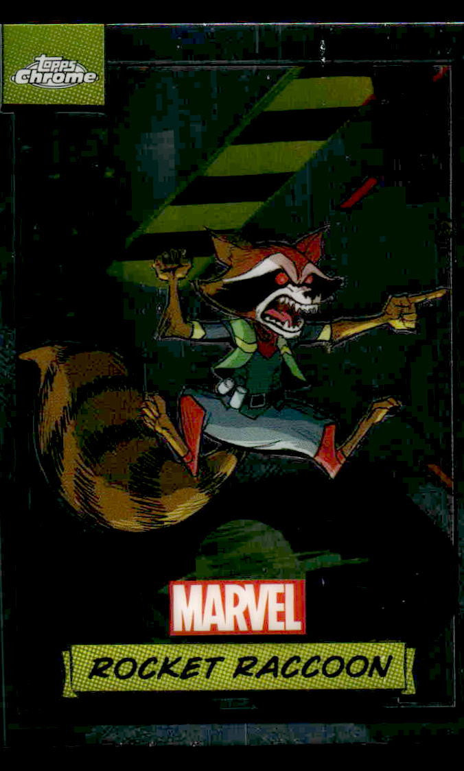 2024 Topps Chrome Marvel #33 Rocket Raccoon