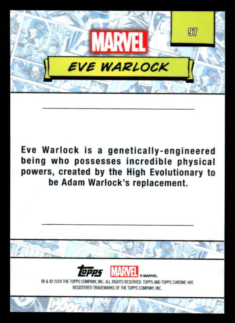 2024 Topps Chrome Marvel #97 Eve Warlock