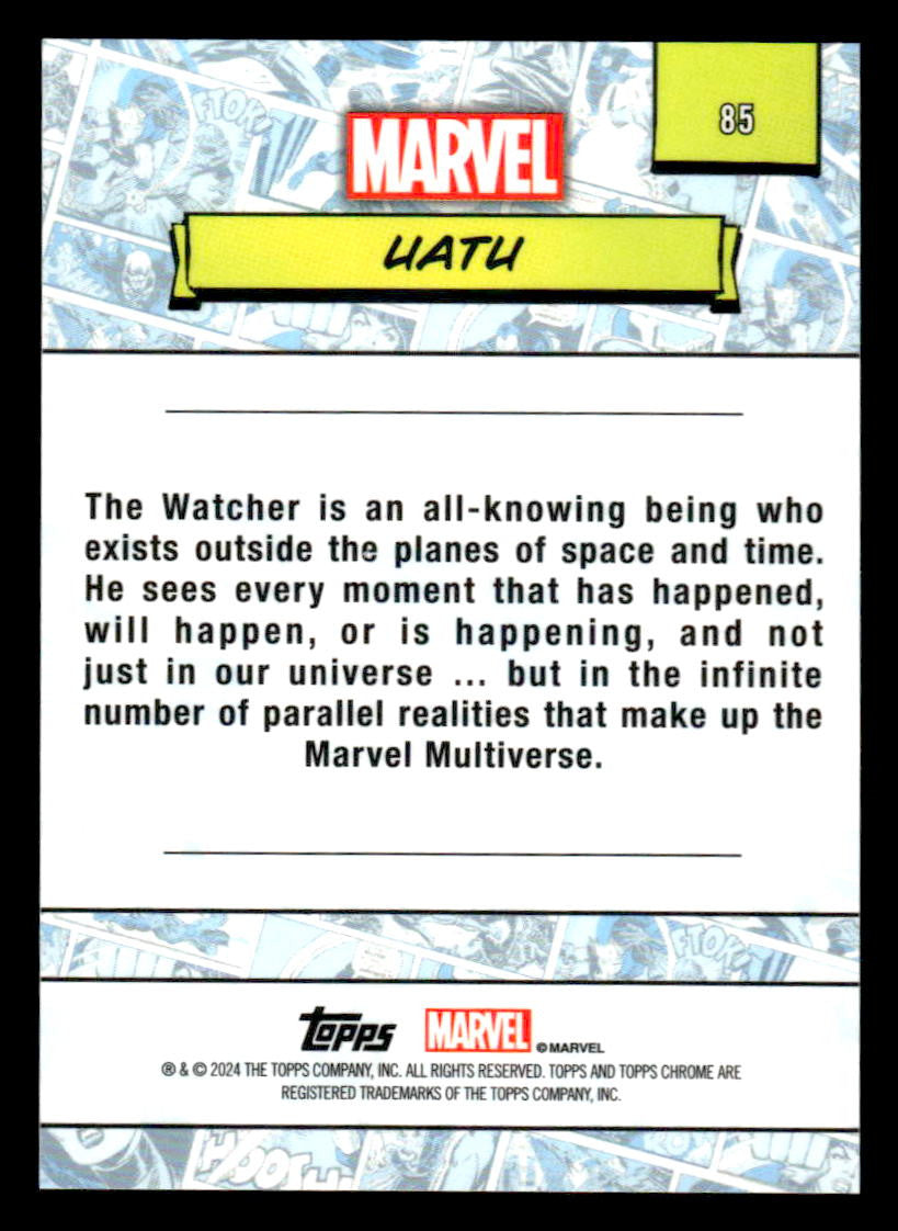 2024 Topps Chrome Marvel #85 Uatu