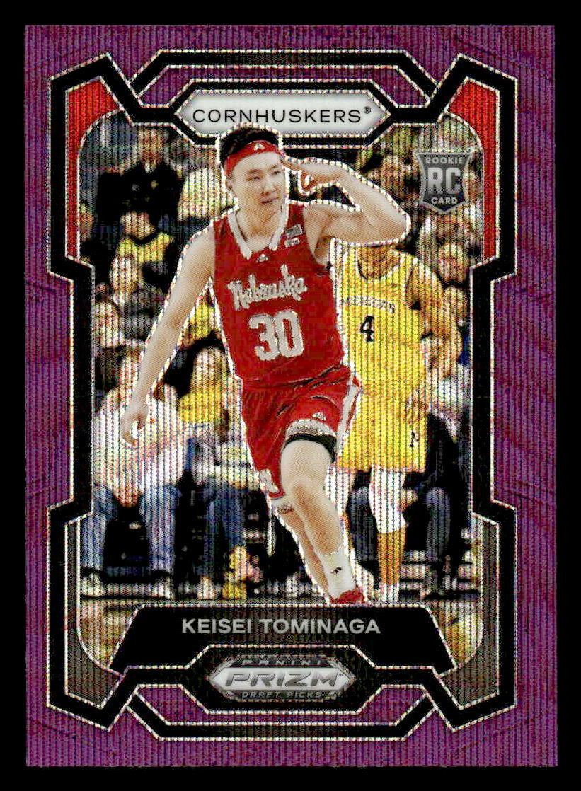 2024 Panini Prizm Draft Picks #26 Keisei Tominaga Prizms Purple Wave