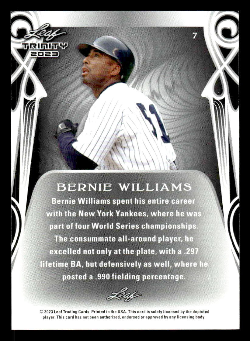 2023 Leaf Trinity #7 Bernie Williams
