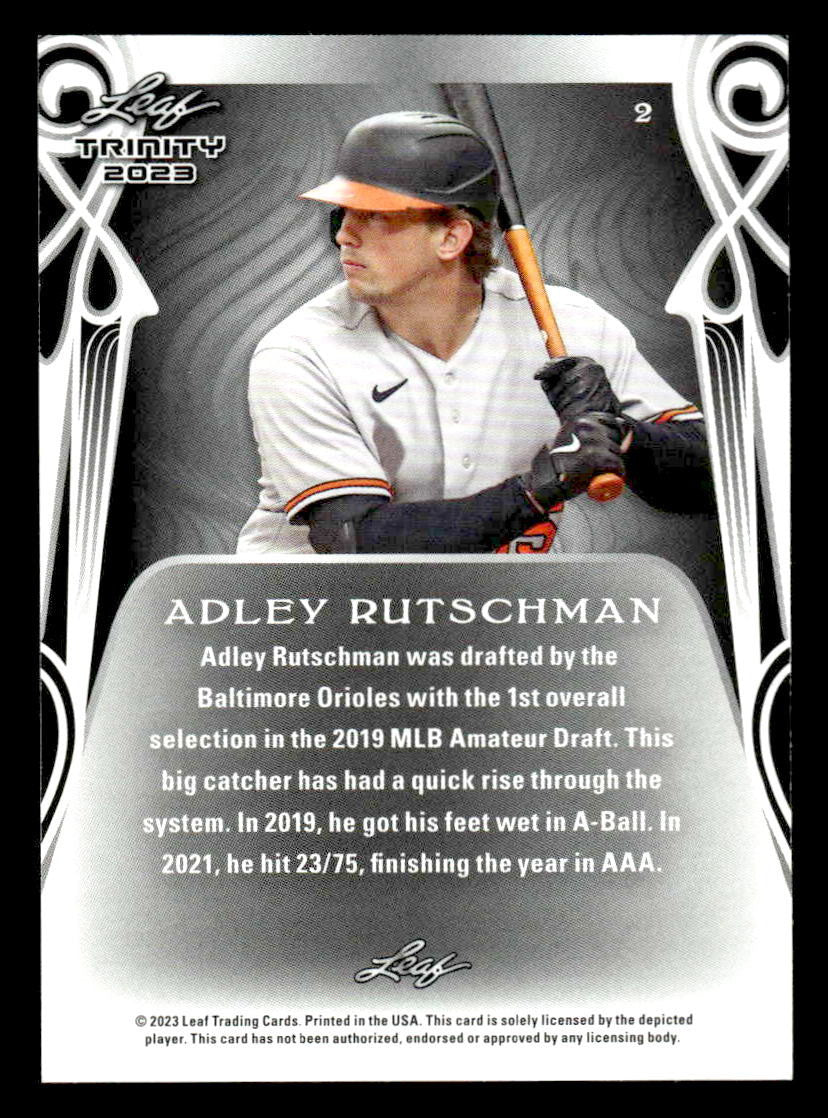 2023 Leaf Trinity #2 Adley Rutschman