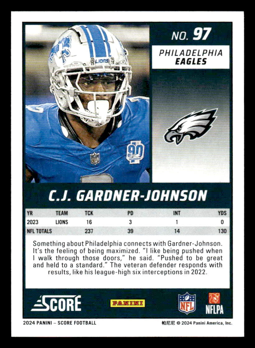 2024 Score #97 C.J. Gardner-Johnson