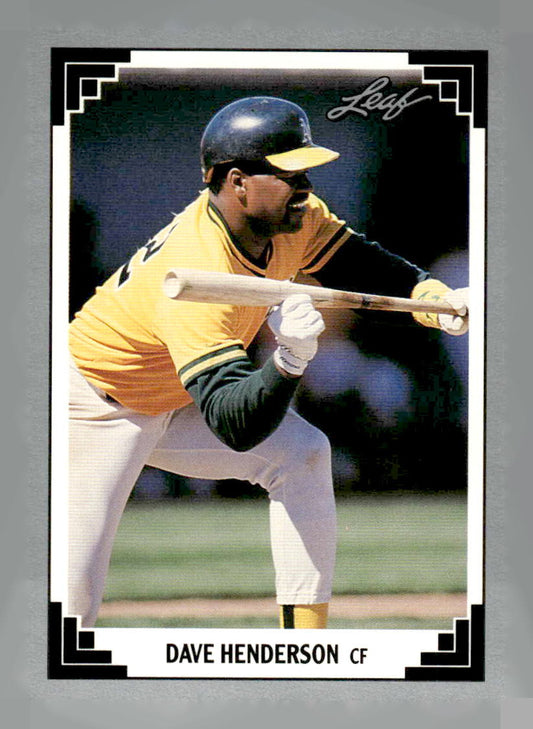 1991 Leaf #232 Dave Henderson