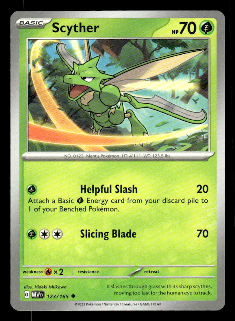SV: Scarlet & Violet 151 #123/165 Scyther