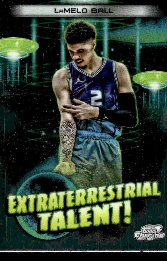2023-24 Topps Chrome Cosmic #ET-10 LaMelo Ball Extraterrestrial Talent