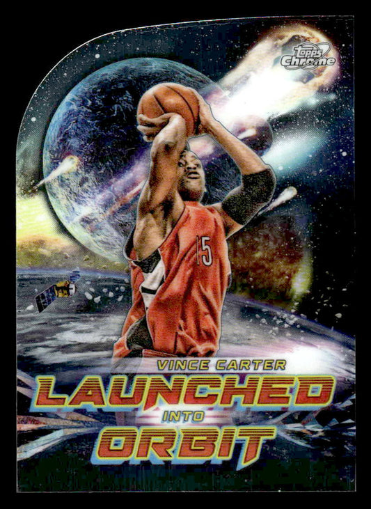 2023-24 Topps Chrome Cosmic #LIO-22 Vince Carter Launched Into Orbit