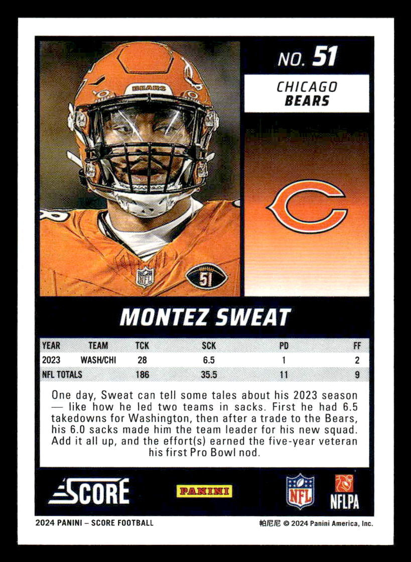 2024 Score #51 Montez Sweat