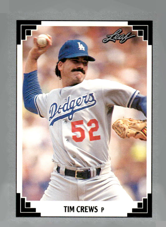 1991 Leaf #141 Tim Crews