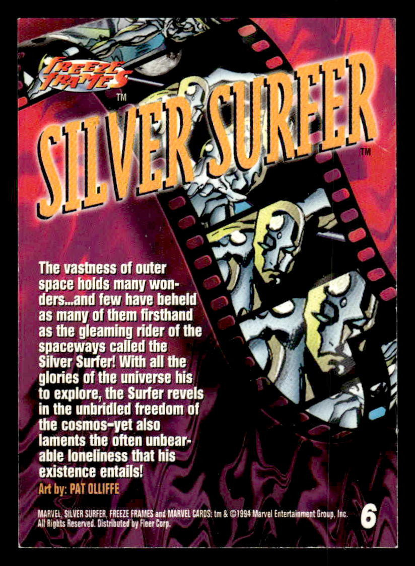 1994 Fleer Marvel Universe #6 Silver Surfer FF