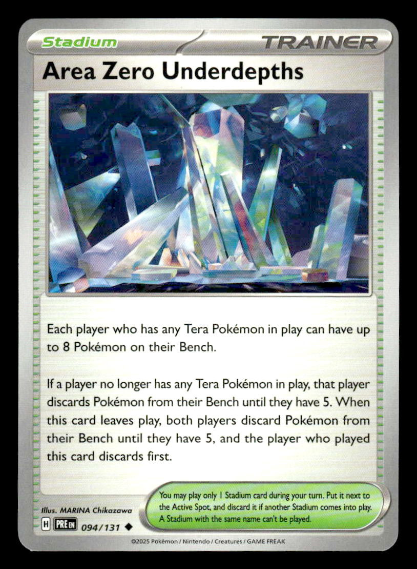 SV: Prismatic Evolutions #094/131 Area Zero Underdepths Uncommon