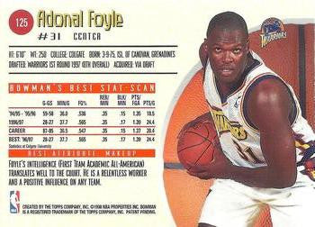 1997-98 Bowman's Best #125 Adonal Foyle