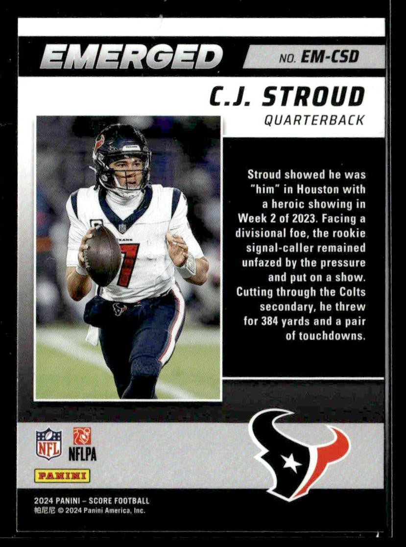 2024 Score #EM-CSD C.J. Stroud Emerged