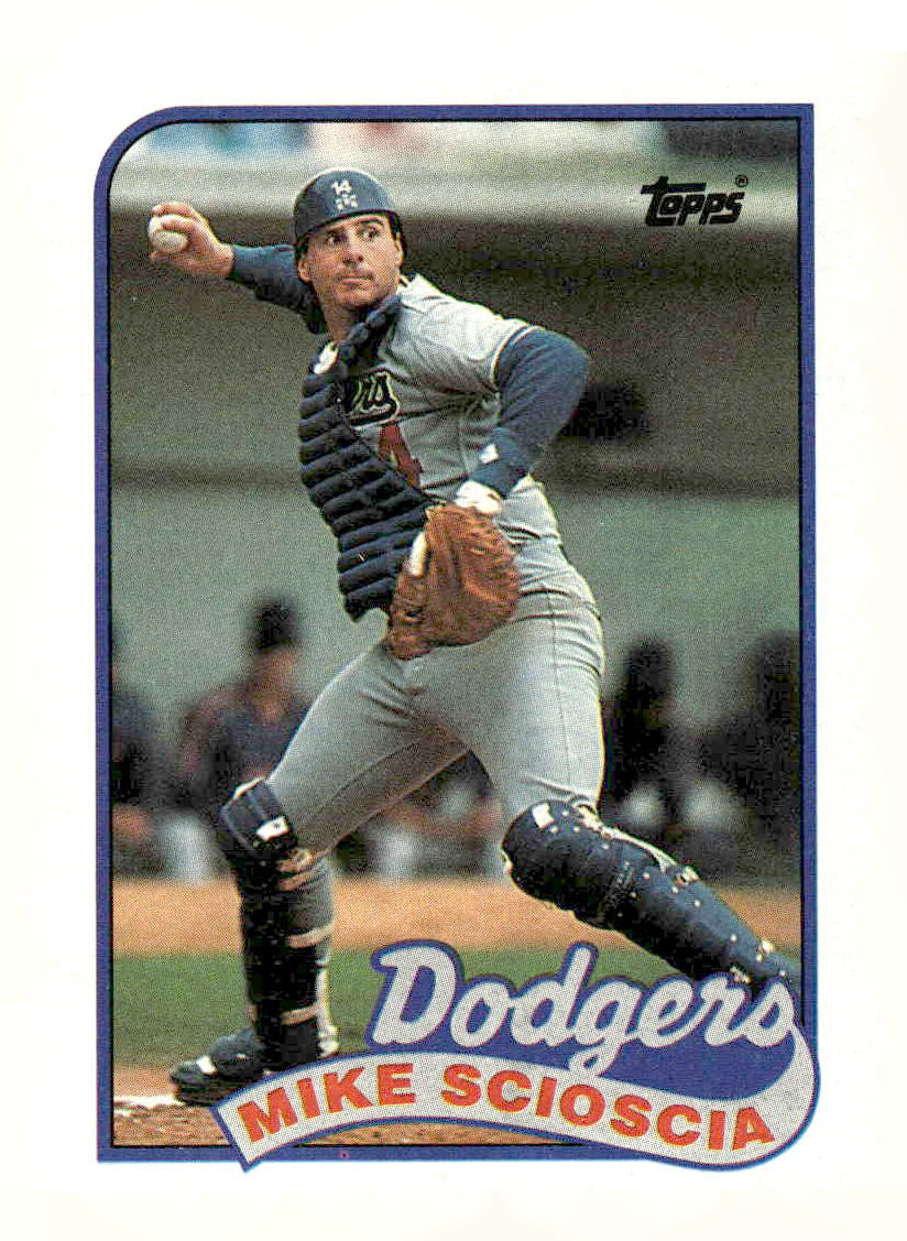 1989 Topps #755 Mike Scioscia