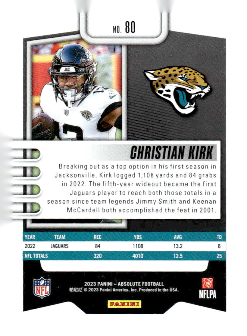 2023 Panini Absolute #80 Christian Kirk Retail