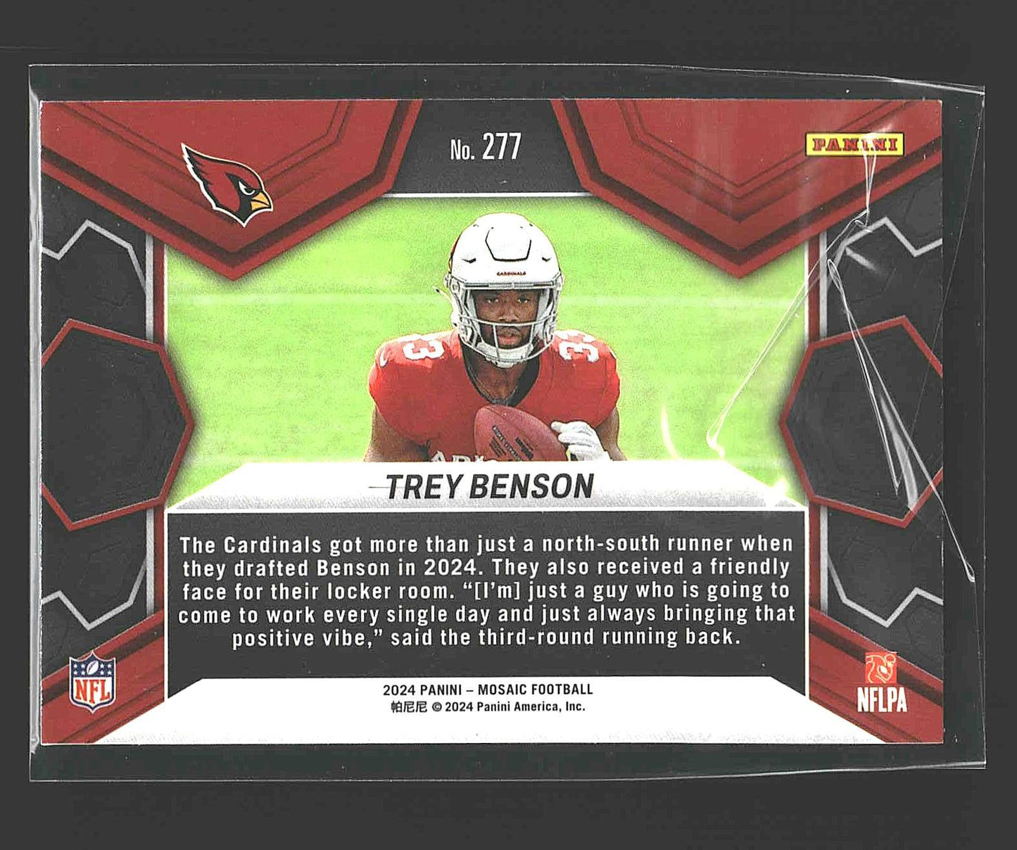 2024 Panini Mosaic #277 Trey Benson