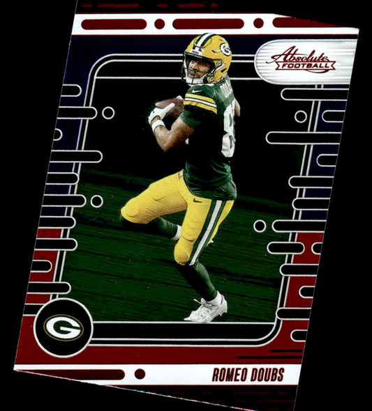 2024 Panini Absolute #40 Romeo Doubs Red and Blue