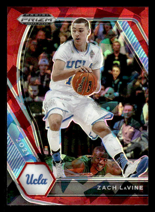 2021 Panini Prizm Draft Picks #80 Zach LaVine Red Ice