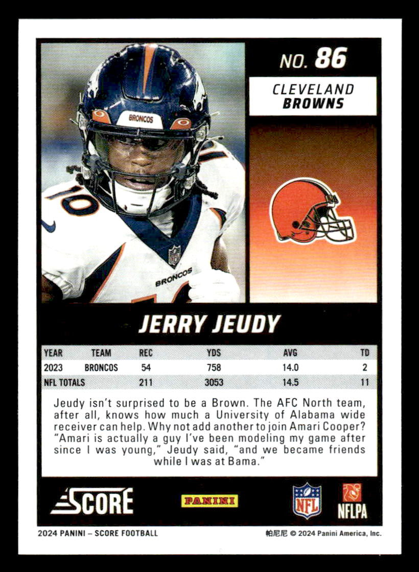 2024 Score #86 Jerry Jeudy