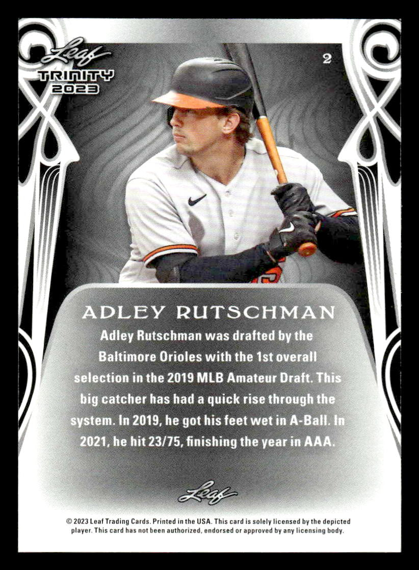 2023 Leaf Trinity #2 Adley Rutschman
