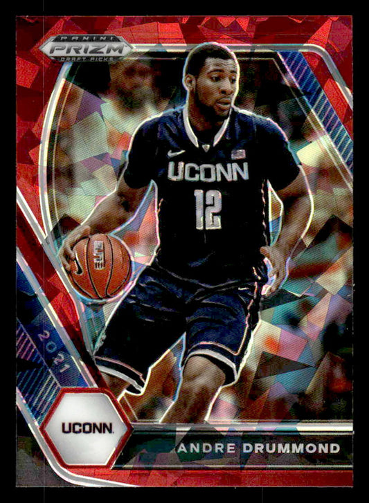2021 Panini Prizm Draft Picks #92 Andre Drummond Red Ice
