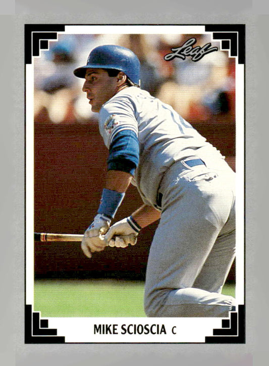 1991 Leaf #24 Mike Scioscia