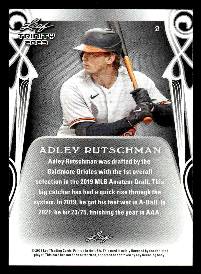 2023 Leaf Trinity #2 Adley Rutschman