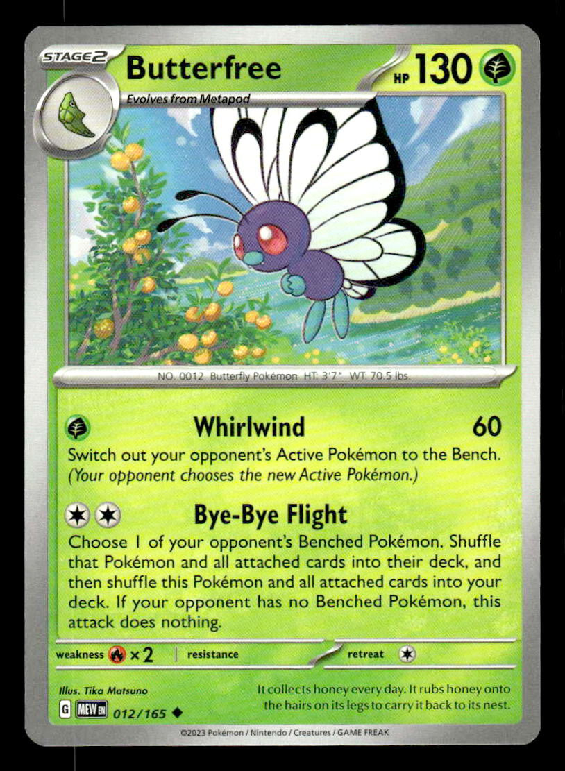 SV: Scarlet & Violet 151 #012/165 Butterfree