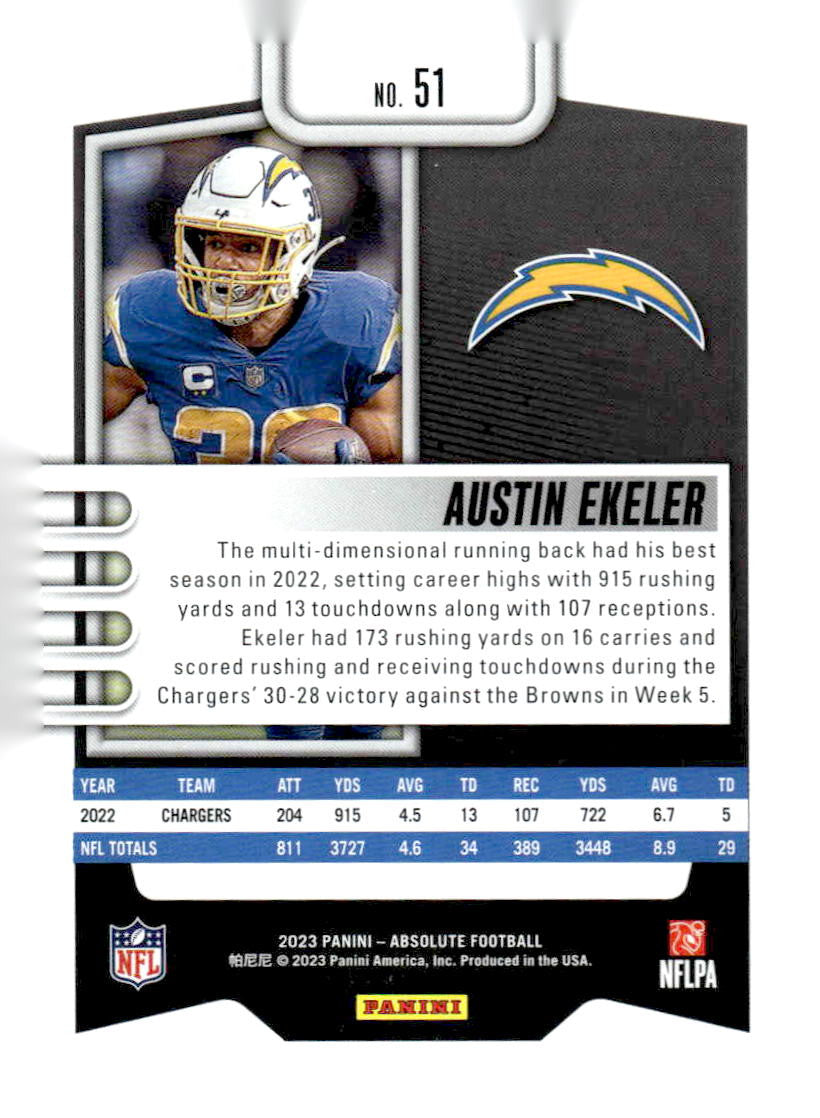 2023 Panini Absolute #51 Austin Ekeler Retail