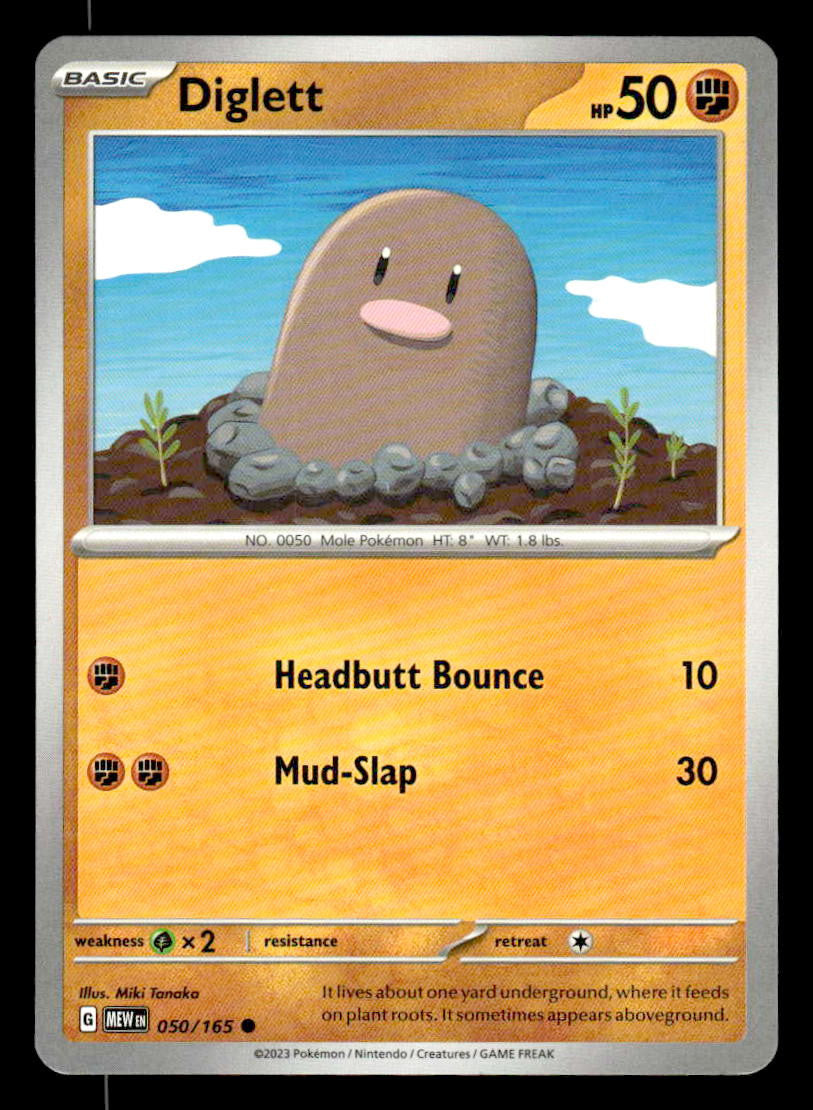 SV: Scarlet & Violet 151 #050/165 Diglett