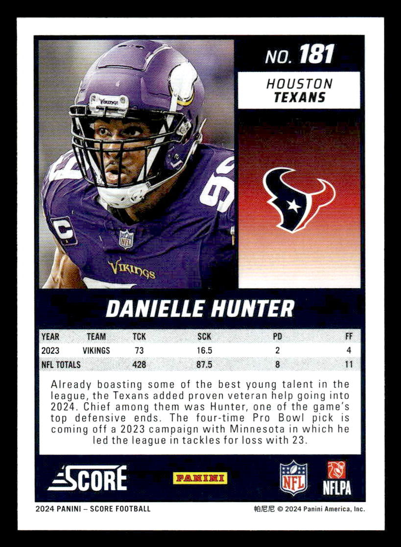 2024 Score #181 Danielle Hunter