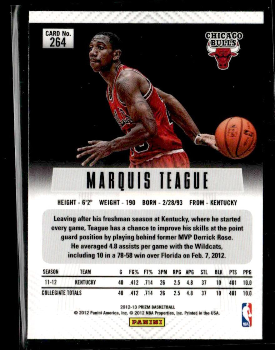 2012-13 Panini Prizm #264 Marquis Teague