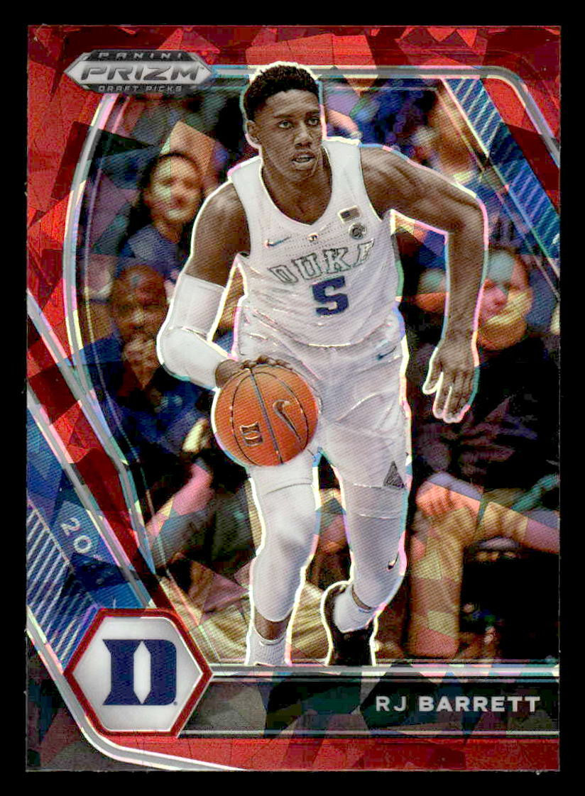 2021 Panini Prizm Draft Picks #95 RJ Barrett Red Ice