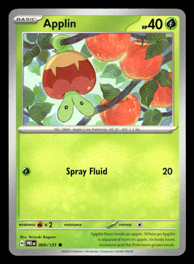 SV: Prismatic Evolutions #009/131 Applin Common