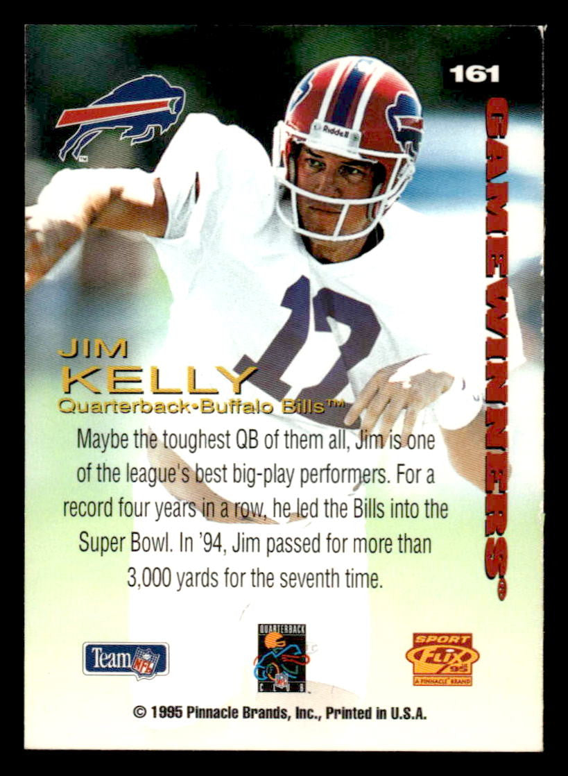1995 Sportflix #161 Jim Kelly