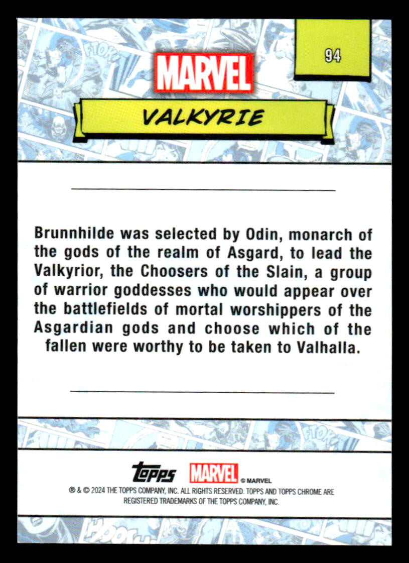 2024 Topps Chrome Marvel #94 Valkyrie