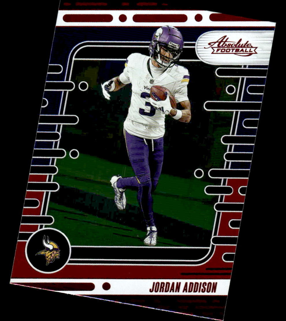 2024 Panini Absolute #70 Jordan Addison Red and Blue