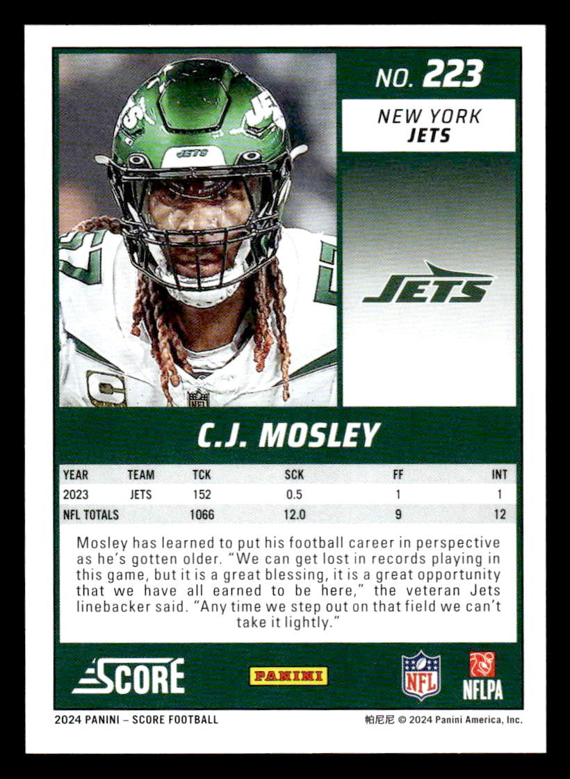 2024 Score #223 C.J. Mosley