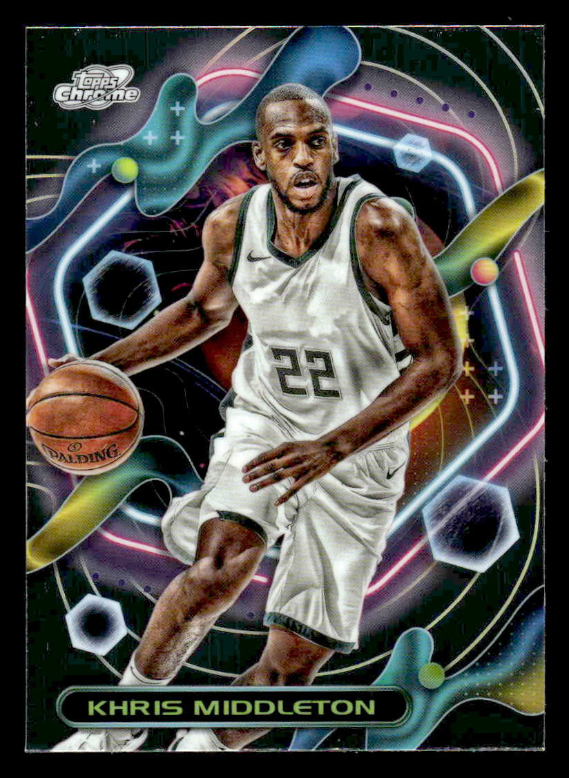2023-24 Topps Chrome Cosmic #72 Khris Middleton