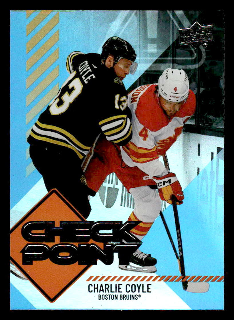 2024-25 Upper Deck #CP-18 Charlie Coyle Checkpoint