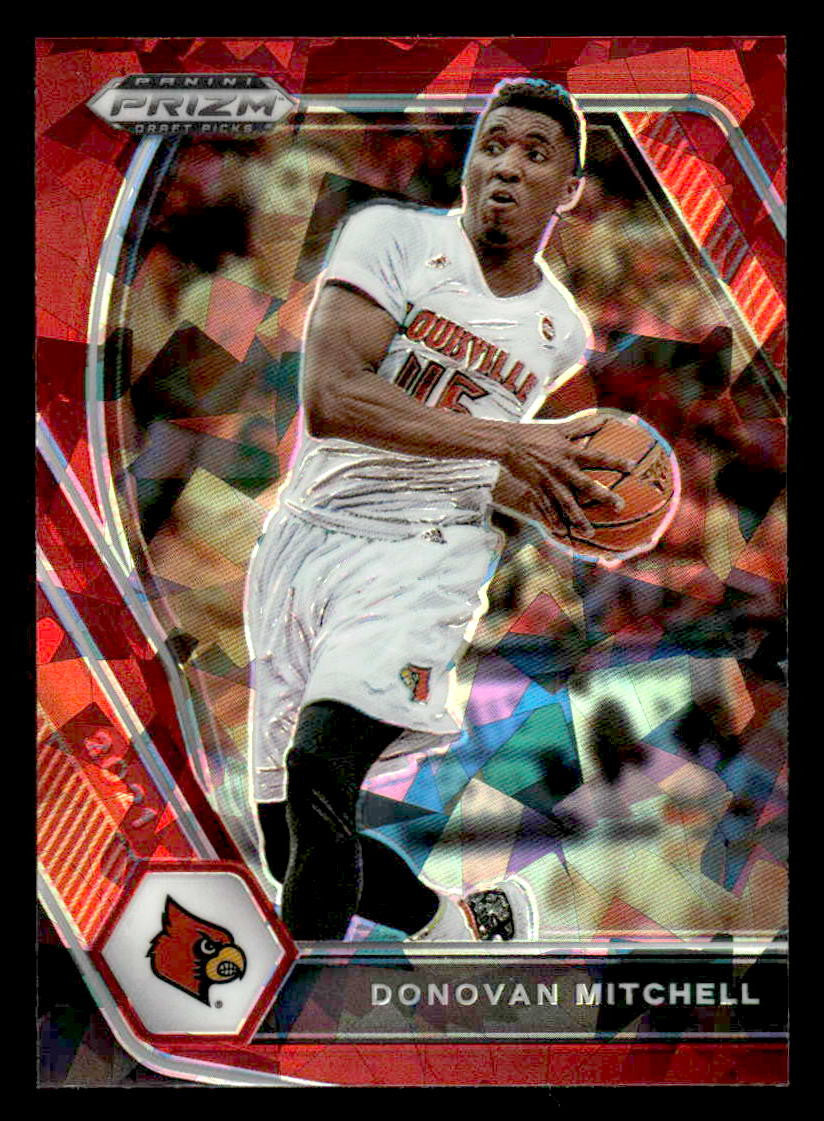2021 Panini Prizm Draft Picks #81 Donovan Mitchell Red Ice