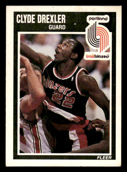 1989-90 Fleer #128 Clyde Drexler