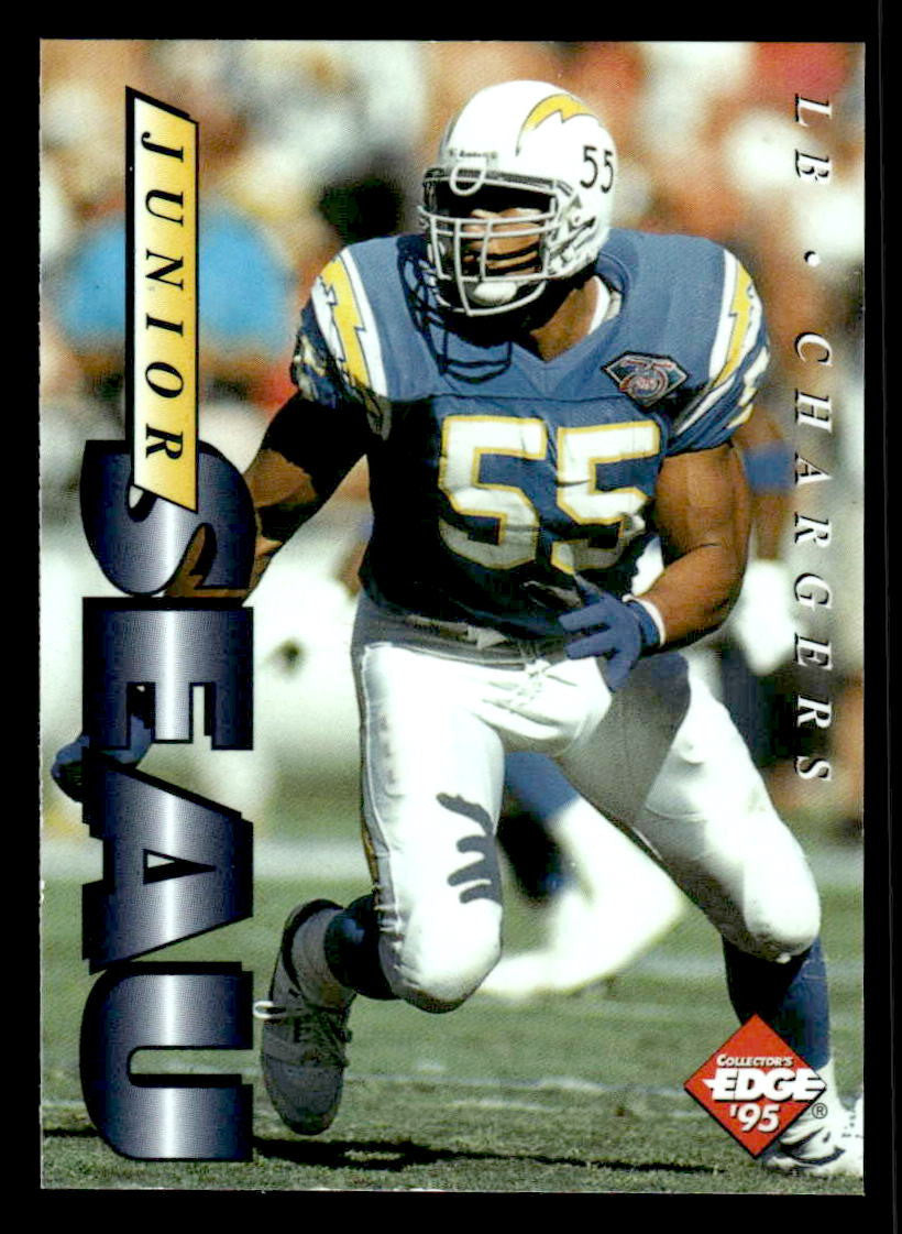 1995 Collector's Edge #4 Junior Seau Junior Seau Promos