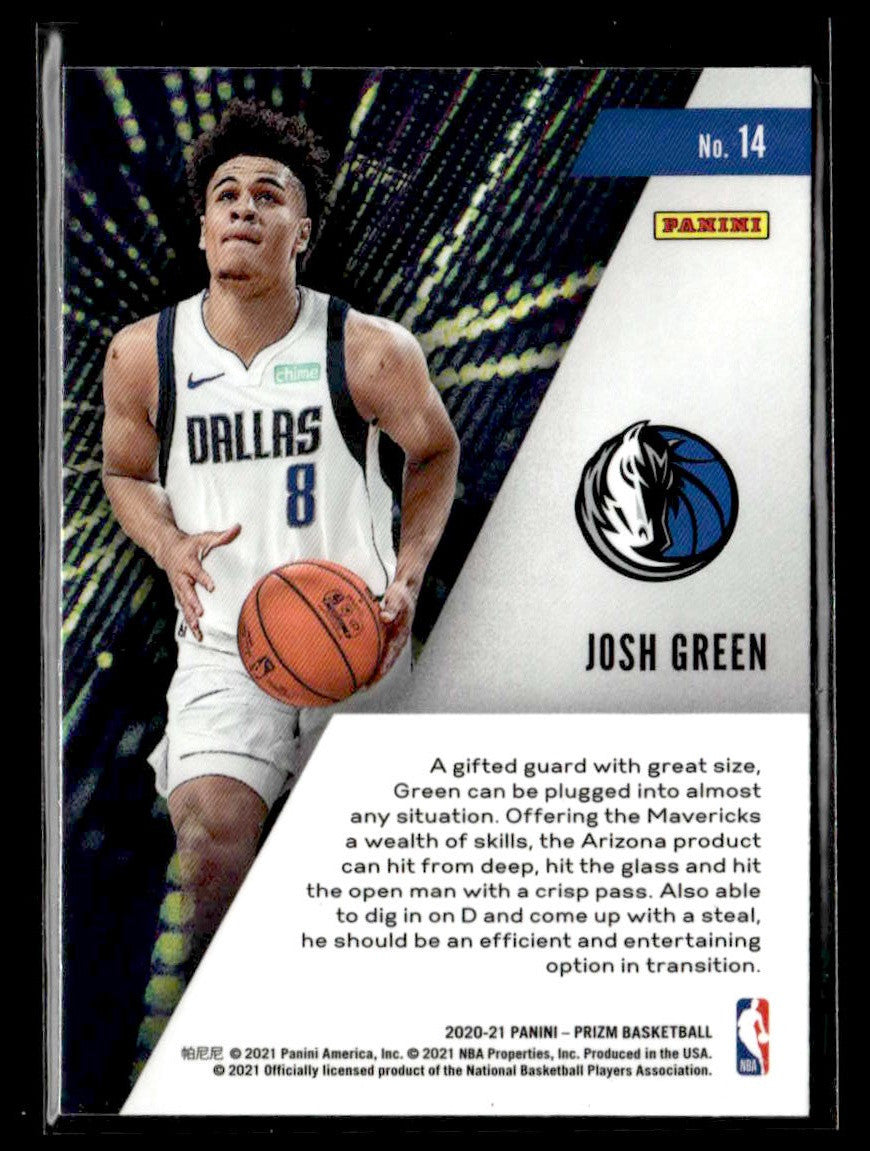 2020-21 Panini Prizm #14 Josh Green Instant Impact