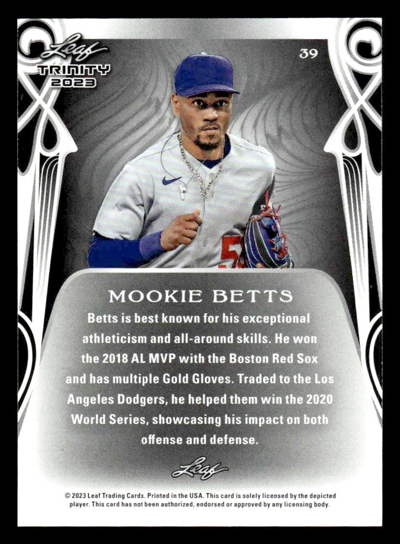2023 Leaf Trinity #39 Mookie Betts