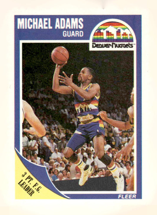 1989-90 Fleer #38 Michael Adams