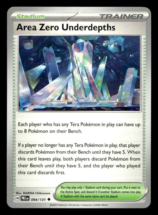 SV: Prismatic Evolutions #094/131 Area Zero Underdepths Uncommon