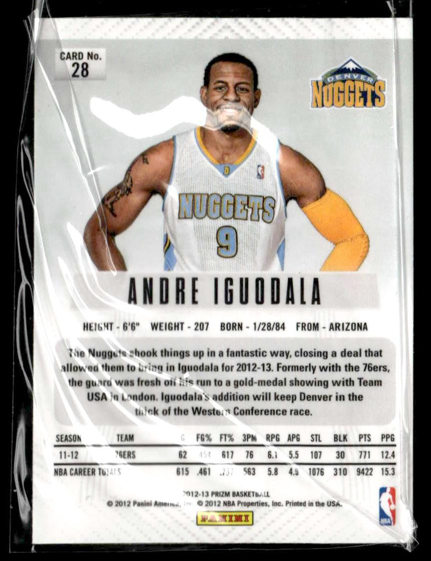 2012-13 Panini Prizm #28 Andre Iguodala