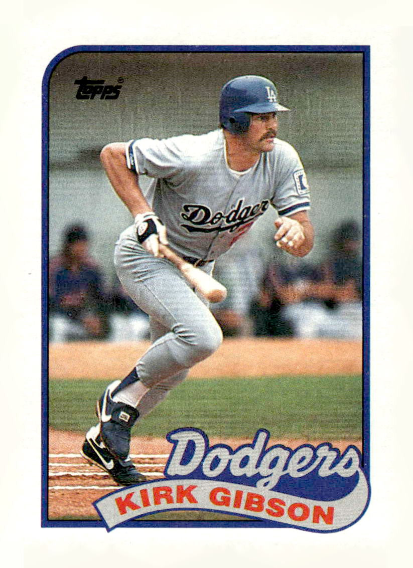 1989 Topps #340 Kirk Gibson